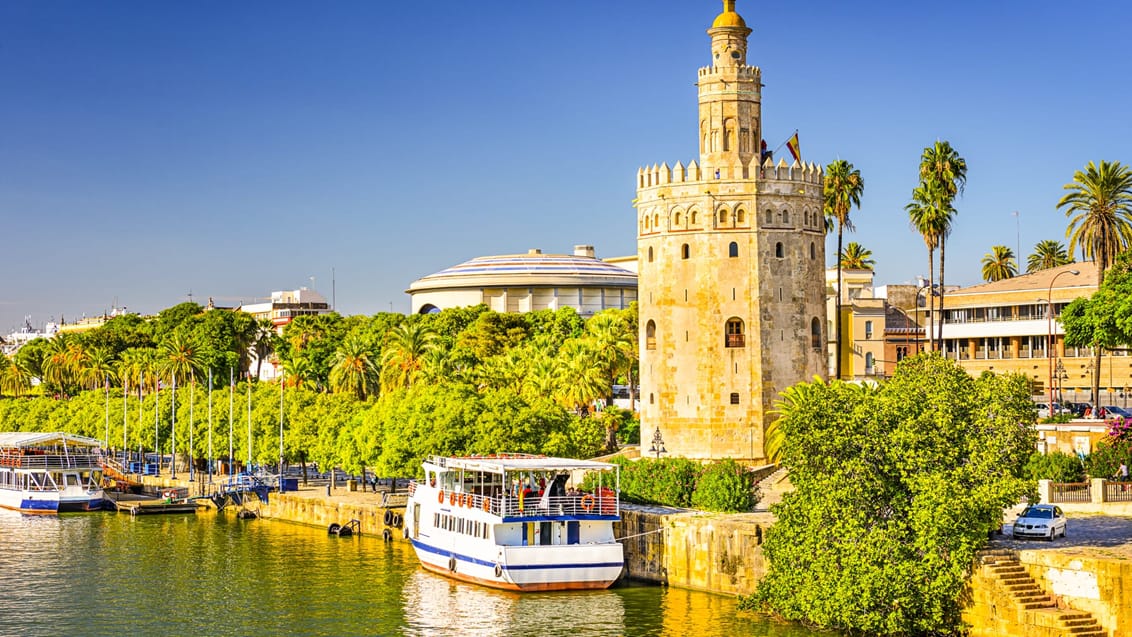 Oplev Sevilla fra floden Guadalquivir på en guidet bådtur