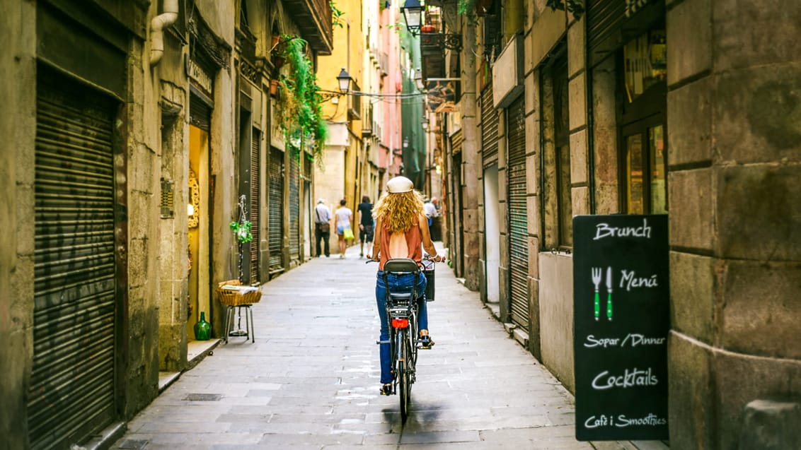 Kom nemt omkring i Barcelona på en cykel, Spanien
