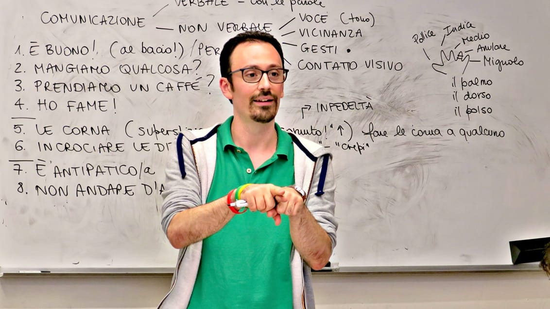 Undervisning i italiensk på sprogskolen i Firenze