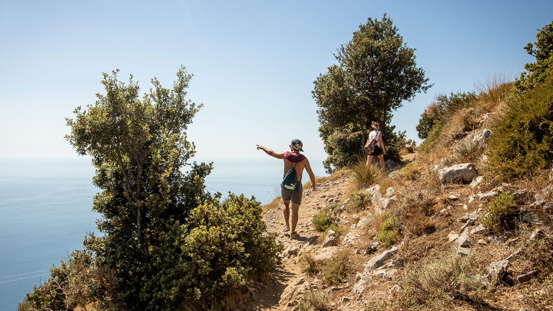 Trekking langs Amalfikysten på Sentiero degli Dei trekket