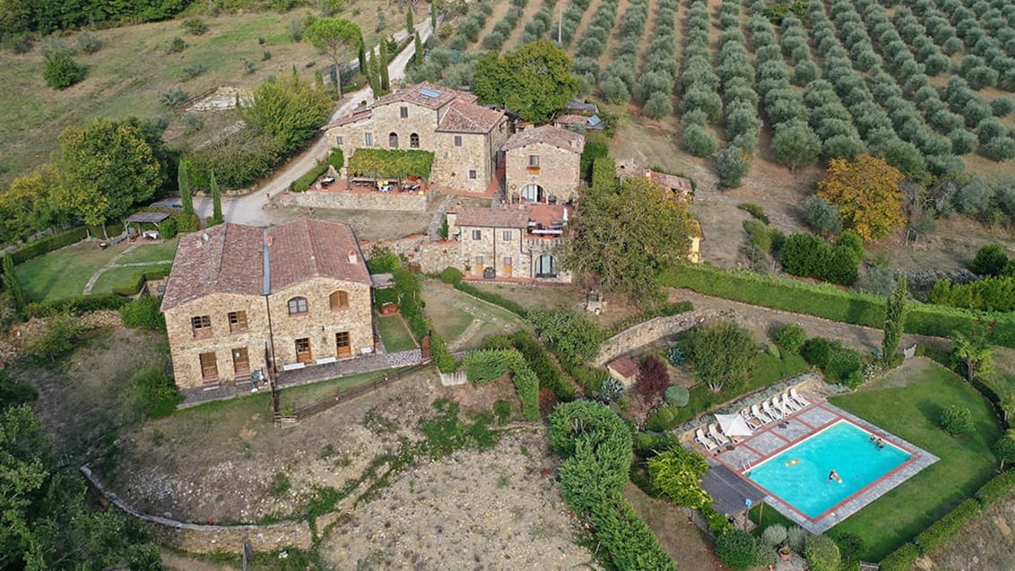 Agroturismo Podere Felceto i de smukke bakker i Toscana