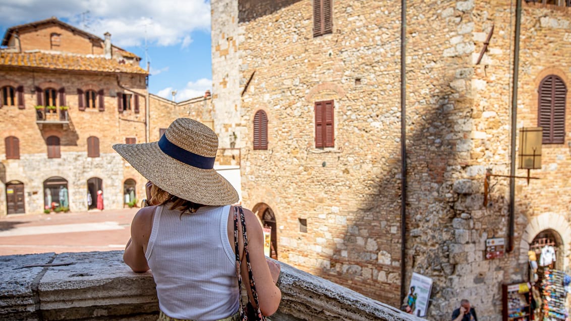Besøg den lille by San Gimignano som dagstur fra dit agroturismo