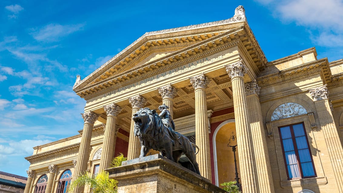 Teatro Massimo i Palermo - hovedstaden i Sicilien