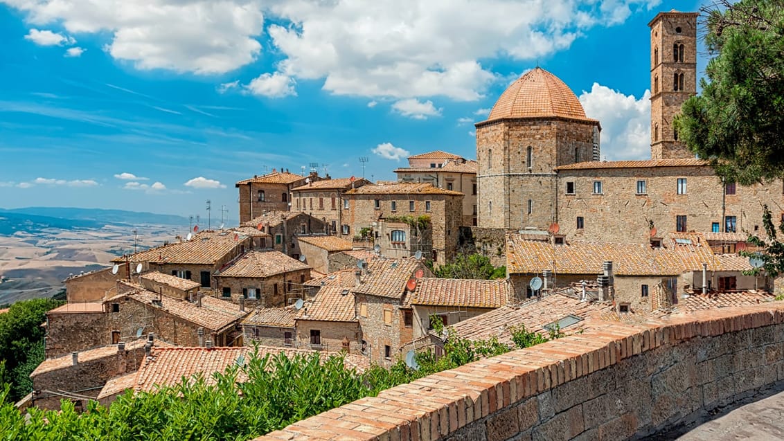 Volterra i Siena regionen