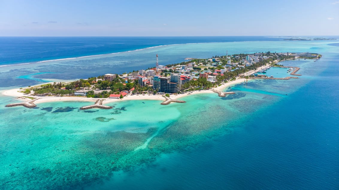 Maafushi øen på Maldiverne