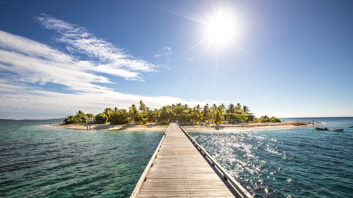 Ankomst til Malamala Beach Club