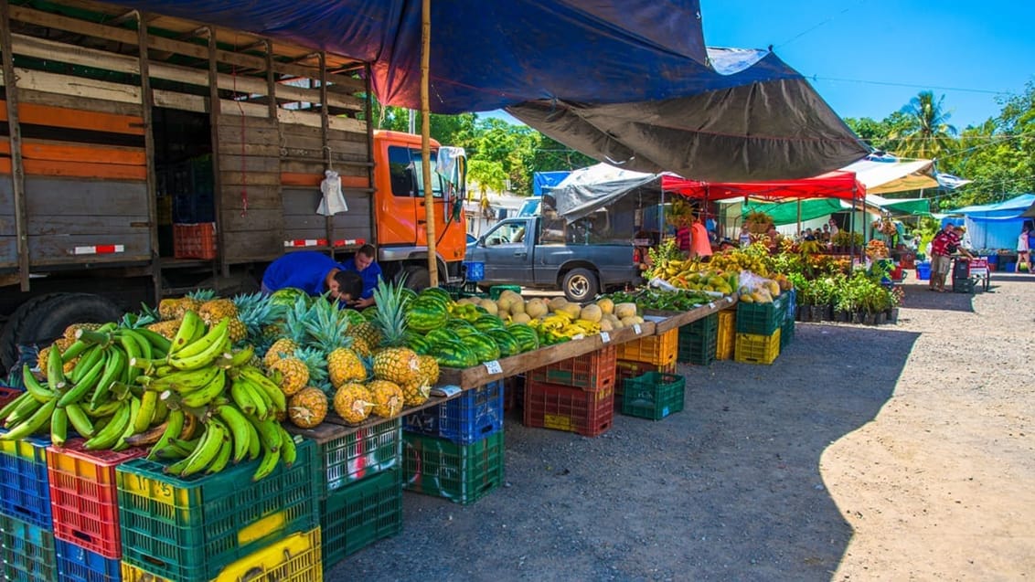 Køb frugt langs vejen i Costa Rica