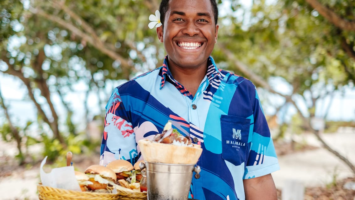 Fiji byder på lækker mad og kølige drinks