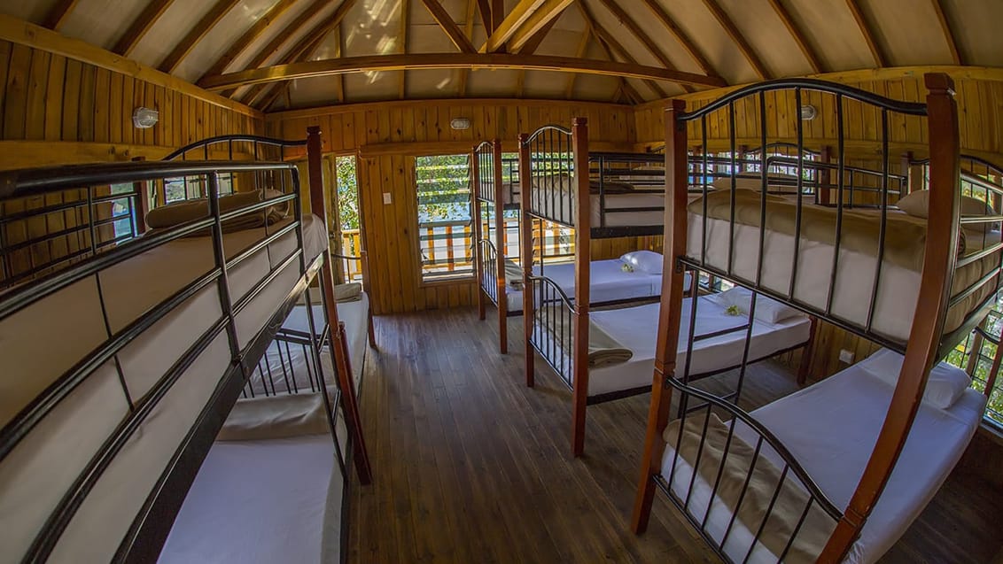 Sovesalen på Barefoot Kuata Resort