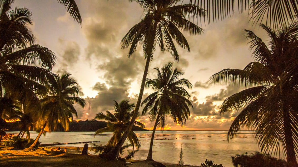 Solnedgangene i Fransk Polynesien er nok verdens smukkeste