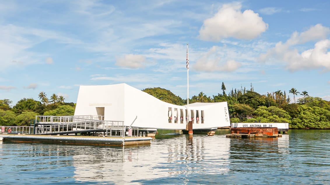 Besøg Pearl Harbour Memorial på Oahu