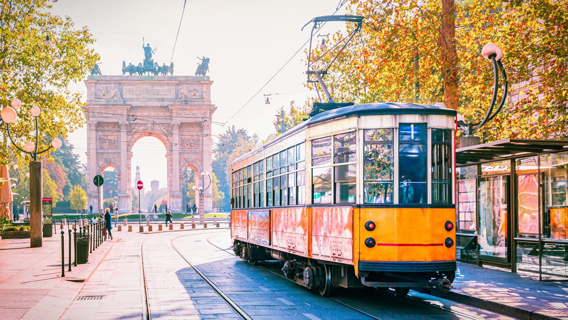 Man kommer let rundt i Milano med metro, bus og sporvogne