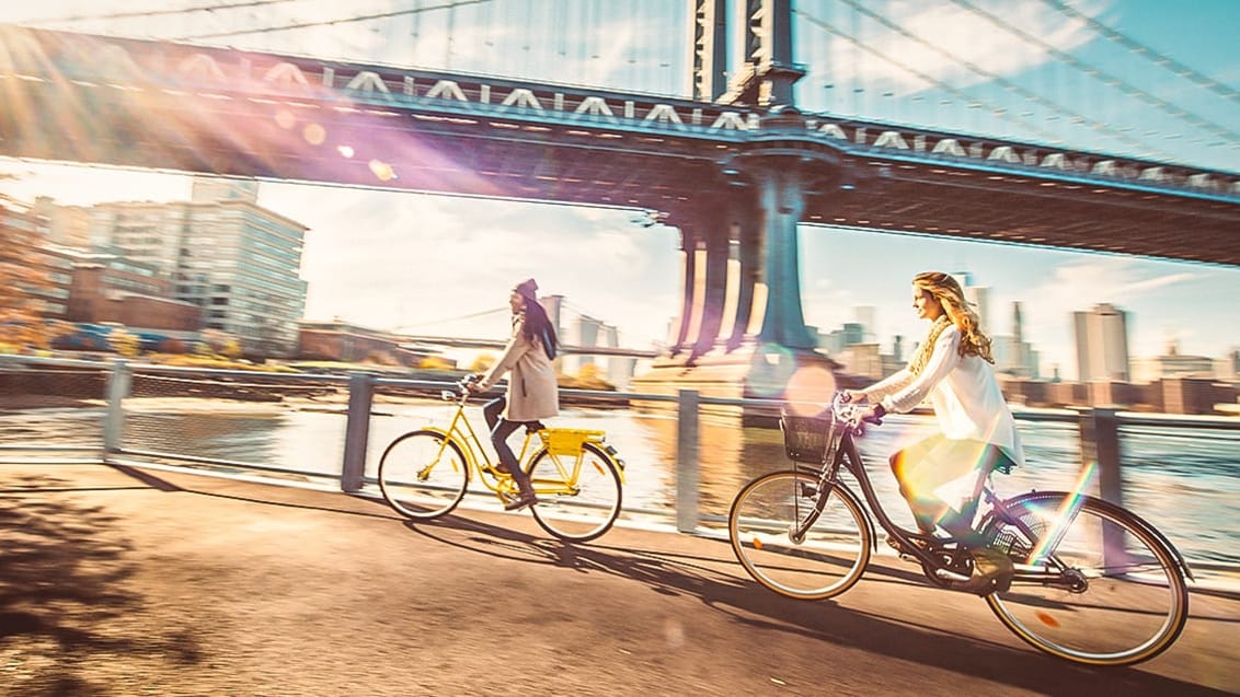En guidet cykeltur er en oplagt måde at opleve nye sider af New York