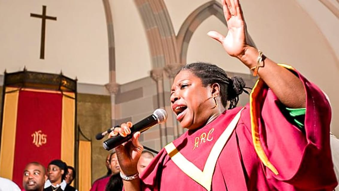 Oplev gospel til gudstjeneste i Harlem