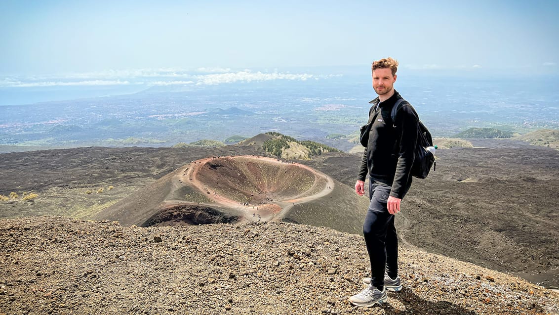 Oplev udsigterne fra vulkanen Etna