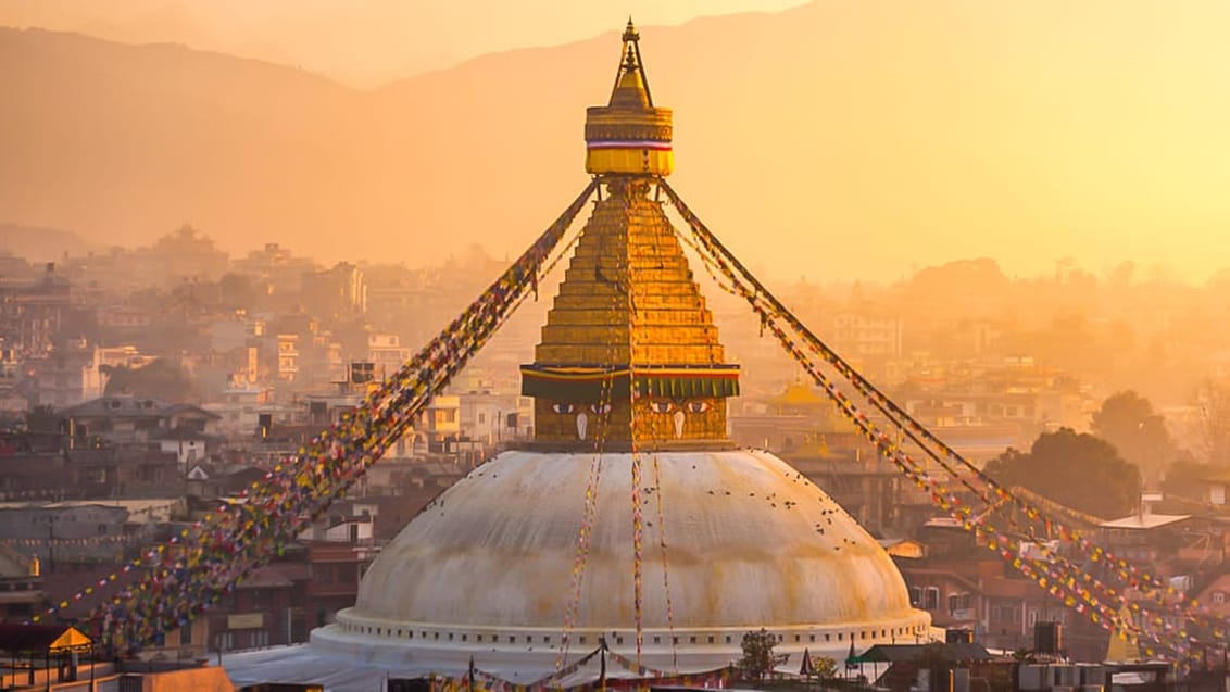 Oplev den imponerende Boudhanath stupa i Kathmandu