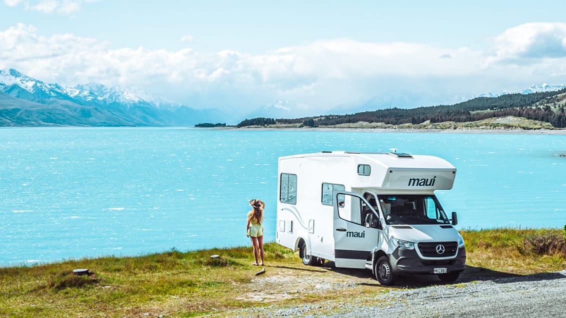 Plante træer Pogo stick spring Seaboard New Zealand i luksus autocamper | Jysk Rejsebureau