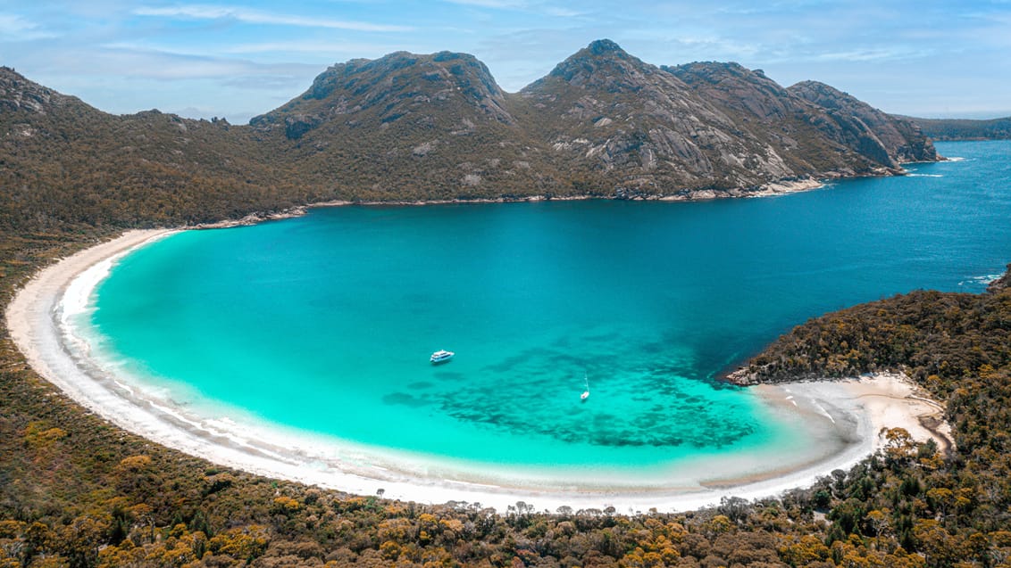 Wineglass Bay på Tasmanien