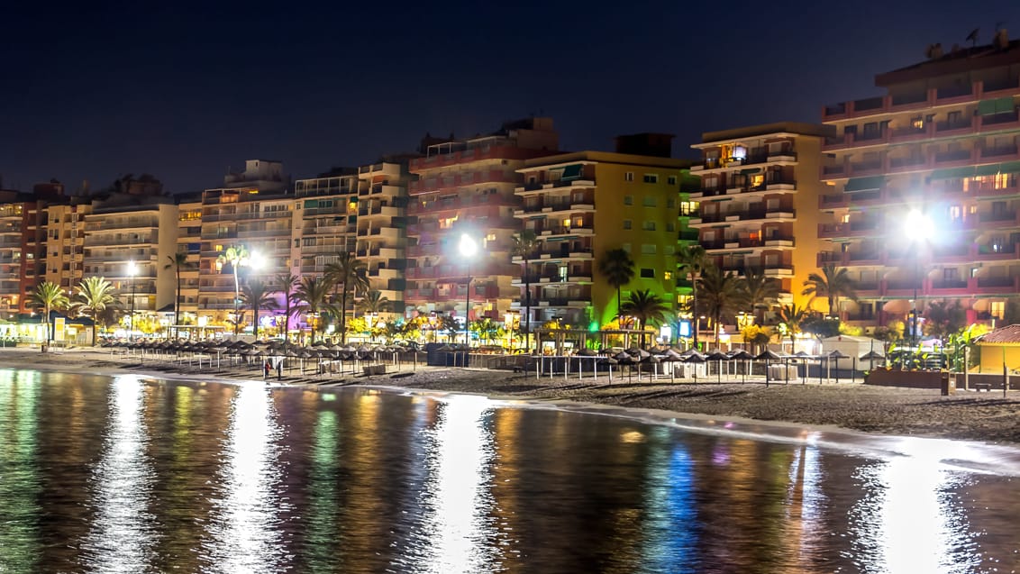 Padelrejse på Hotel Myramar, Fuengirola aften