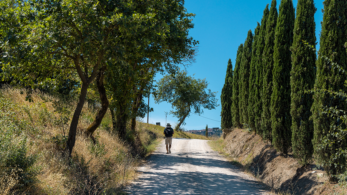 Vandring i Toscana, Italien