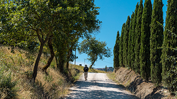 Vandring i Toscana, Italien