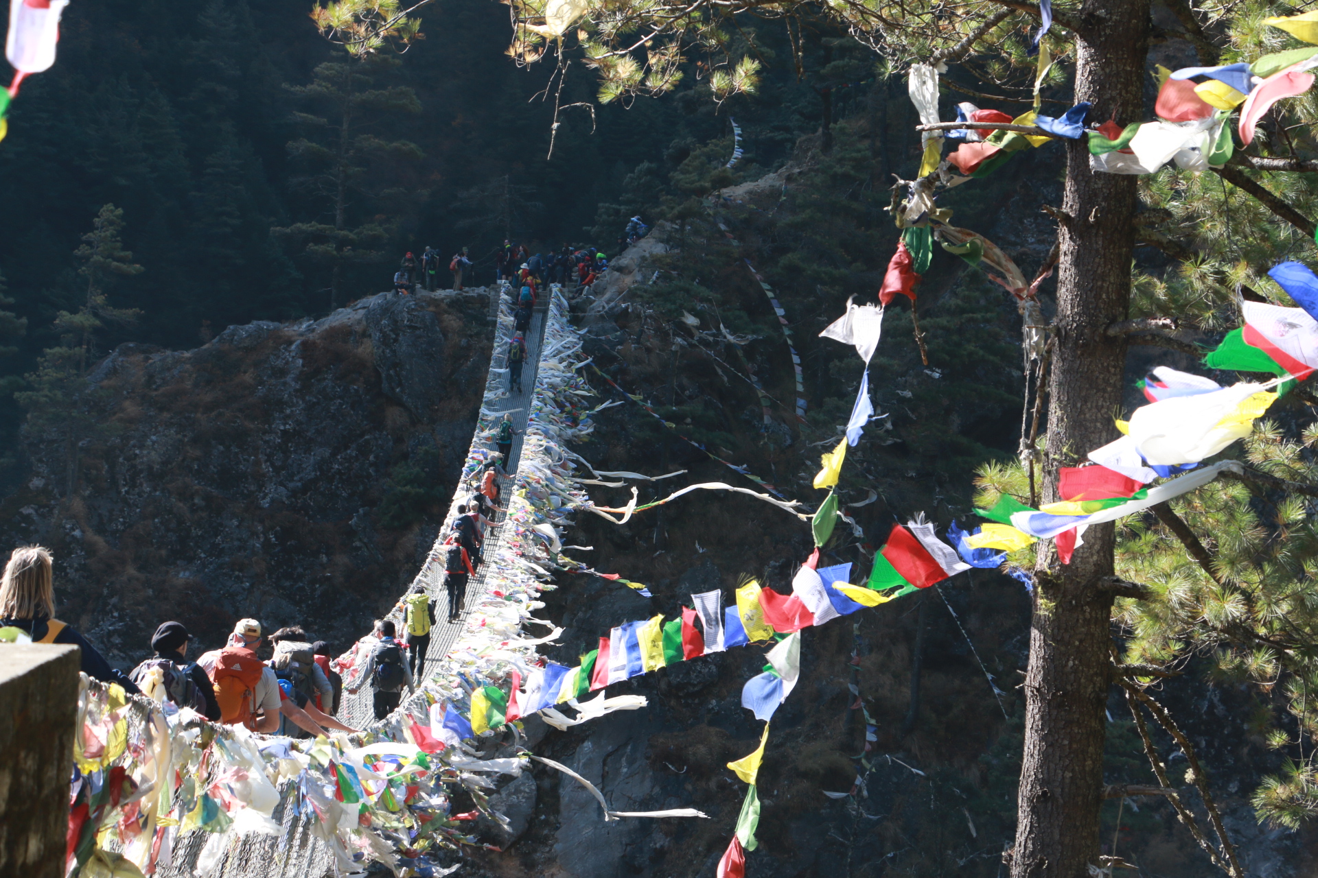 Suspension bridge, Nepal