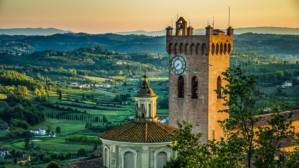 Trekkingturen starter fra charmerende San Miniato