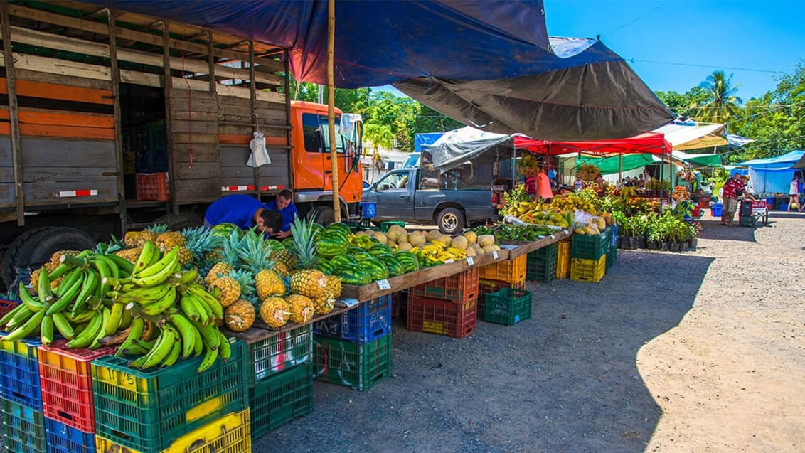 Køb frugt langs vejen i Costa Rica