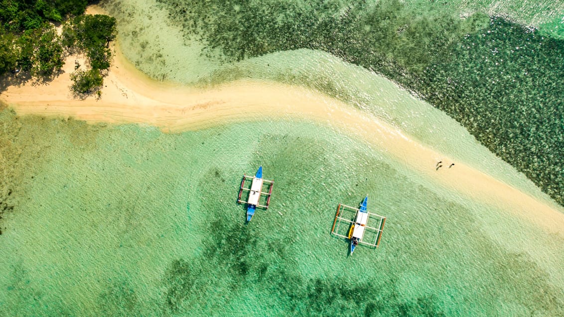 Snake Island på ø-hop ved El Nido