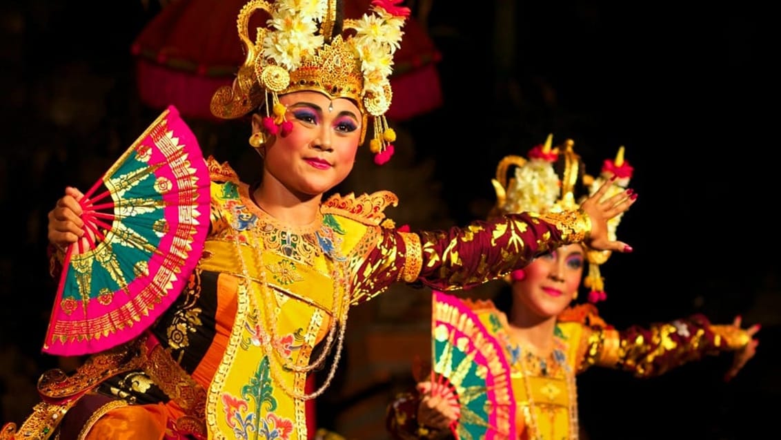 Traditionel danse forestilling