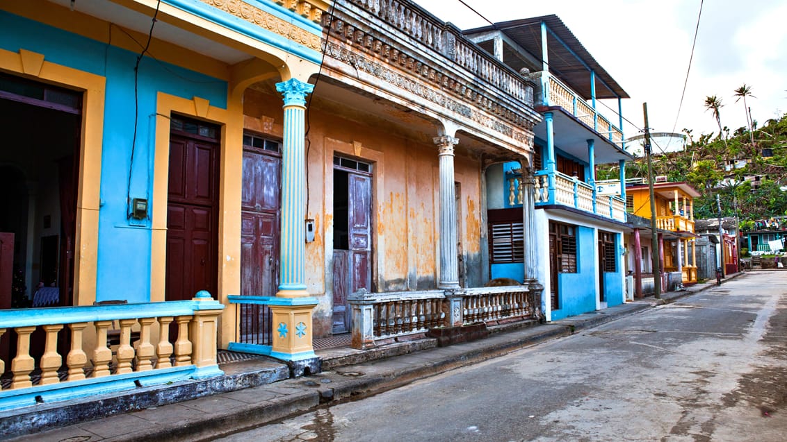 Huse i Baracoa i Cuba