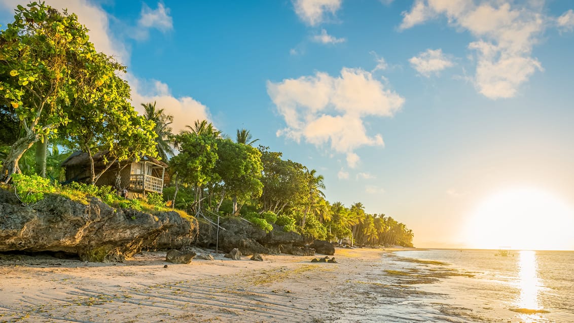 Den flotte kyst ved Anda på Bohol