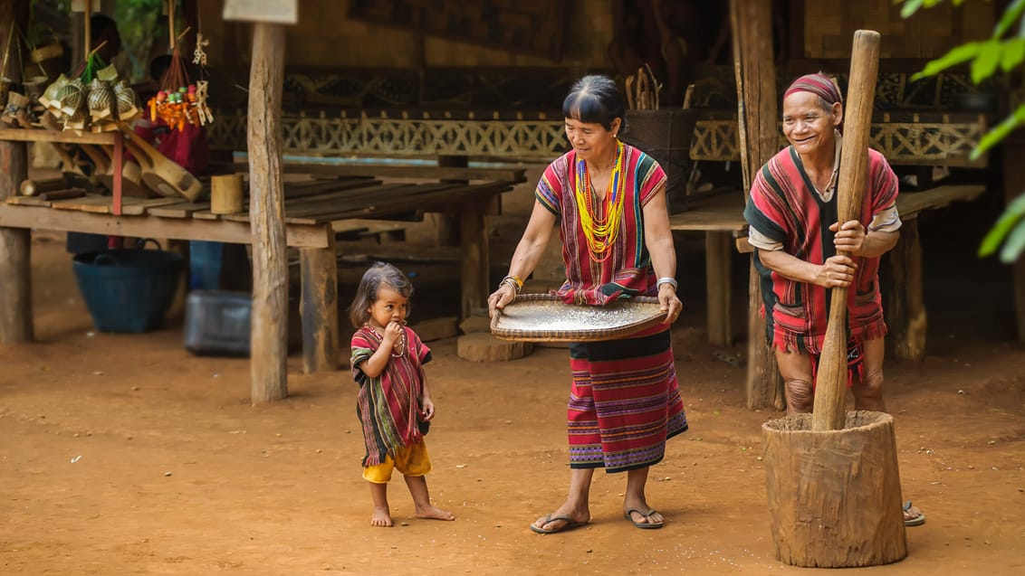 Ifugao-folket i det nordlige Filippinerne