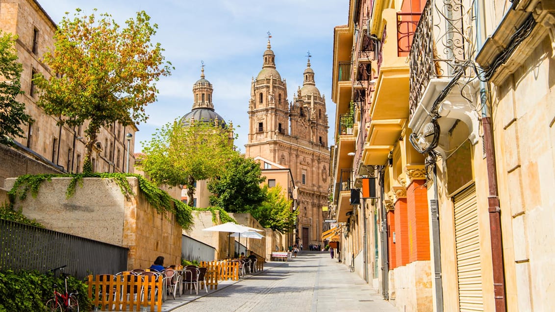 Bybillede i Salamanca Spanien