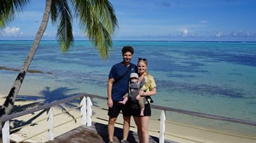 Læs om Søs' barselsrejse i Stillehavet og Oceanien