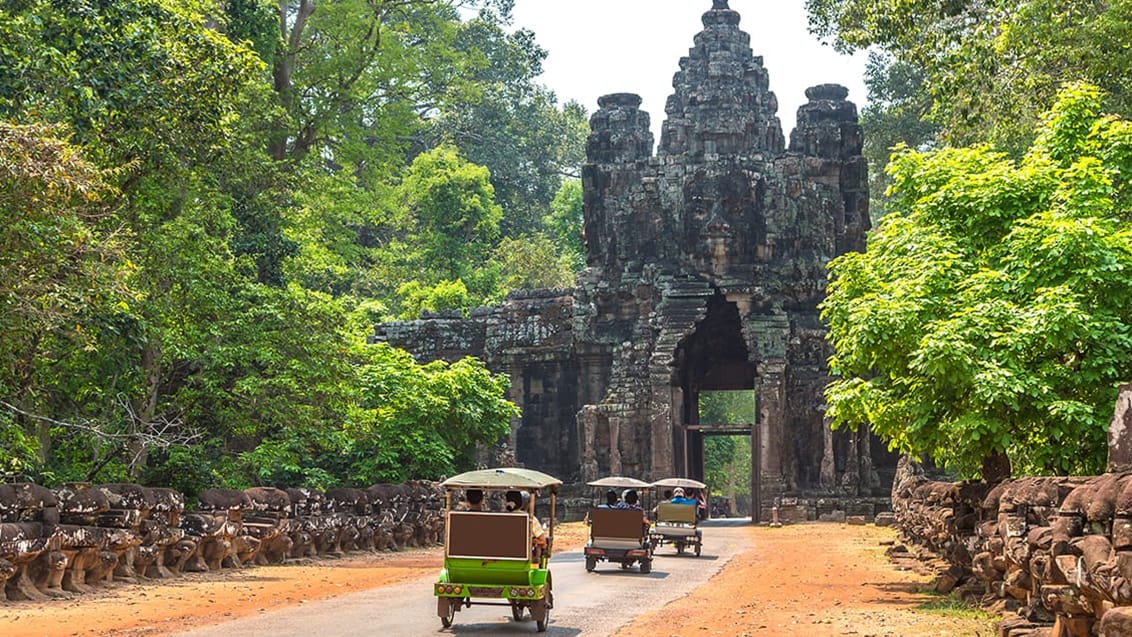 Tuk tuk eventyr i Cambodja