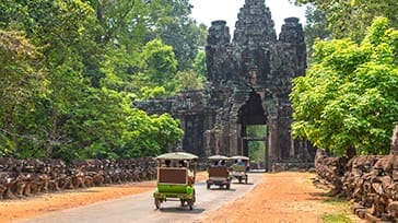 Tuk tuk eventyr i Cambodja