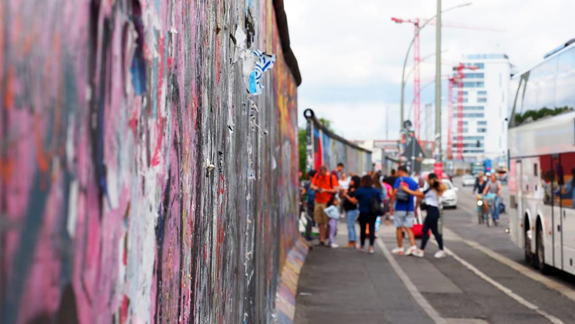 Oplev East Side Gallery i Berlin-bydelen Friedrichshain