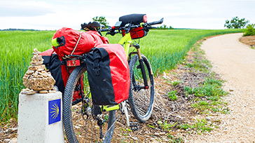 Cykel på caminoen Spanien