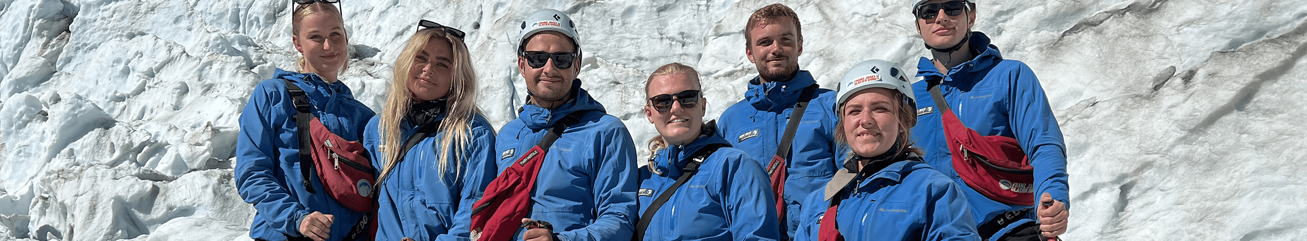 Gruppebillede Franz Josef Glacier