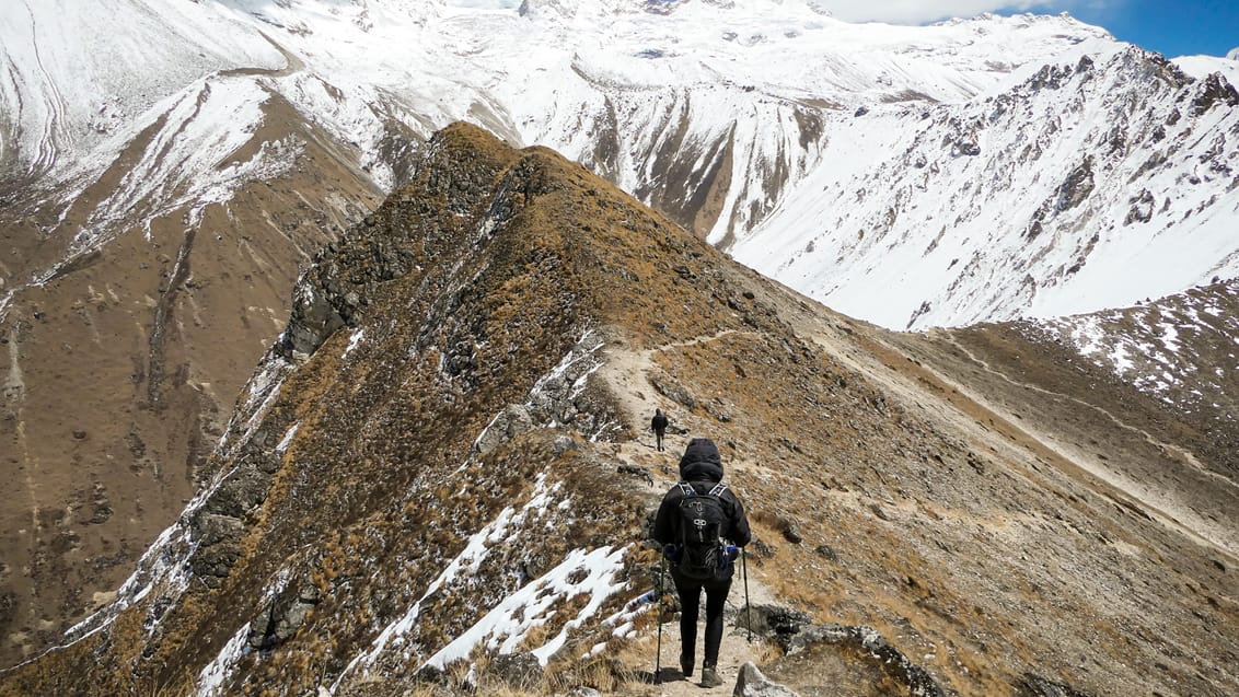 Du bliver nemt betaget af udsigterne på trekket