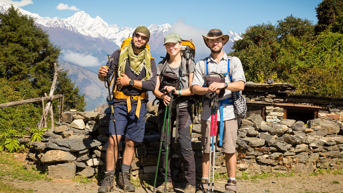 På vej på Langtang Trek