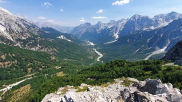 Peaks of Balkan bjerge