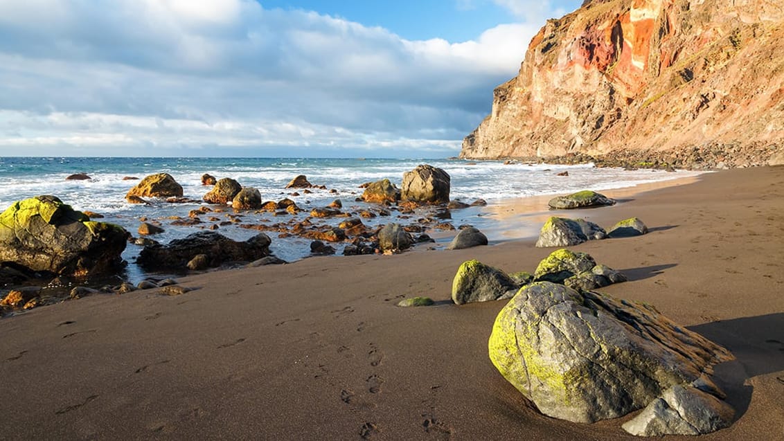 Strand på La Gomera Spanien