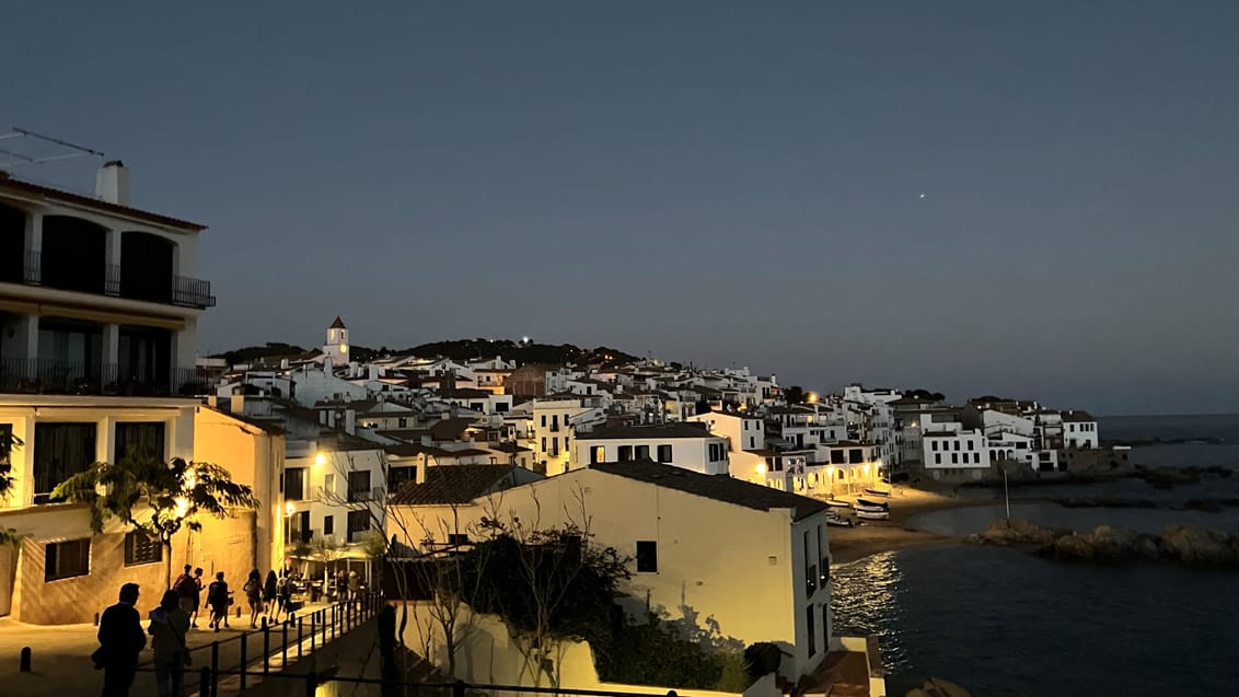 Cami de Ronda, Calella de Palafrugell aften