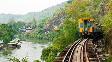 Med tog gennem Thailand