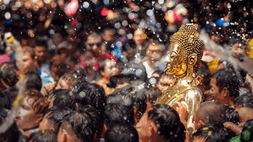 Songkran – vandkamp og nytår i Thailand