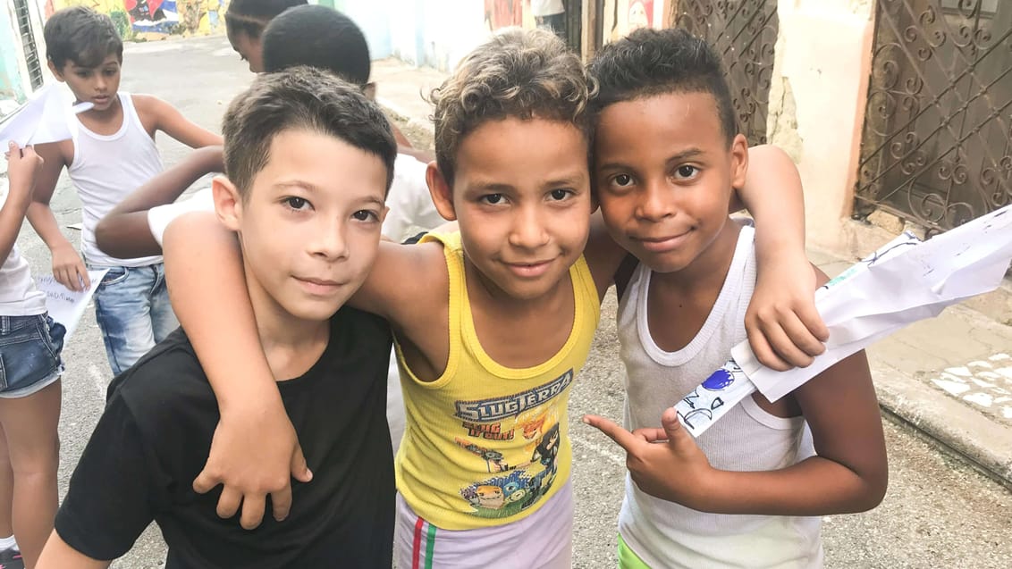 Børn i Havanas gader