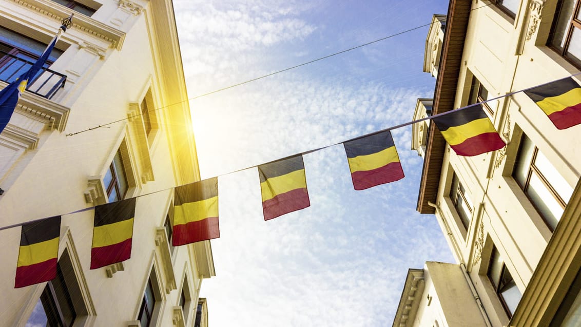 Bruxelles Belgisk Flag