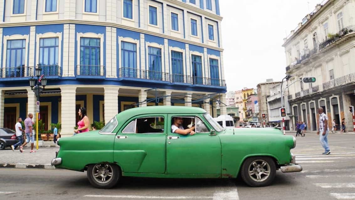 Gammel bil i Havana, Cuba